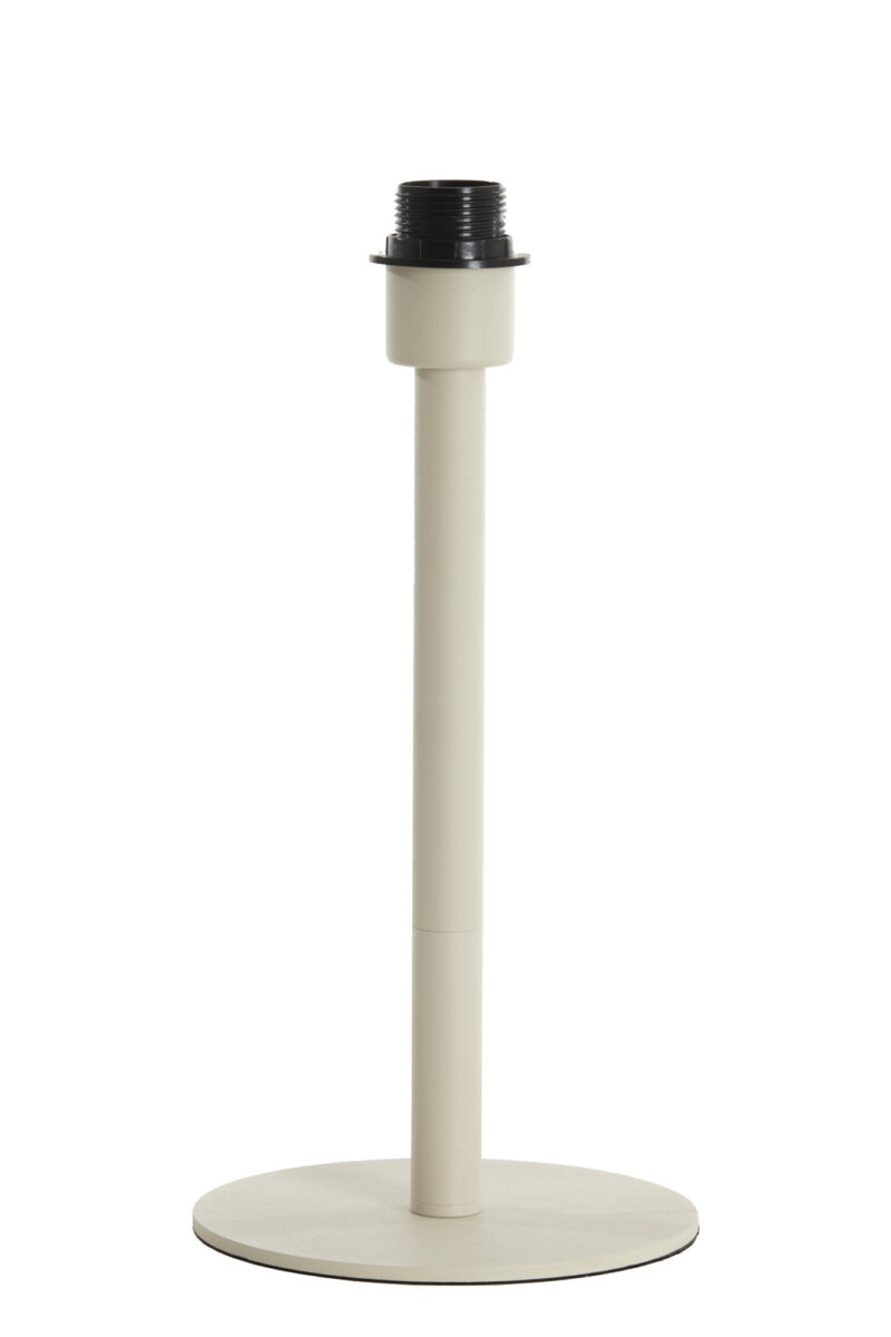 Base de lámpara beige de metal Light & Living Rodrigo - H. 37,5 cm - Imagen 2