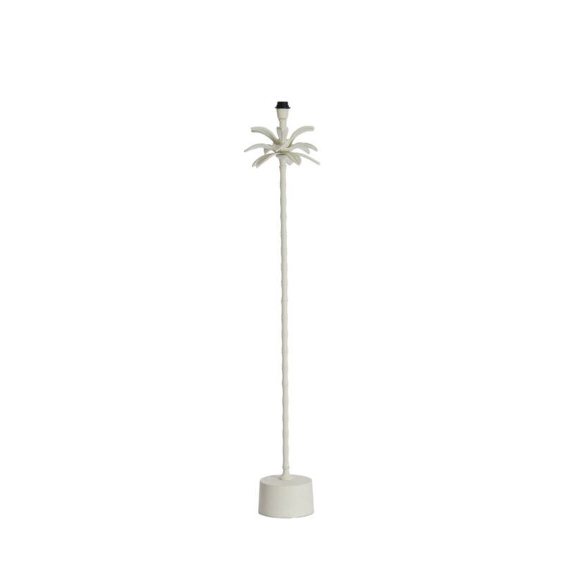 Lámpara de pie color crema con diseño de palmera Light & Living Armata