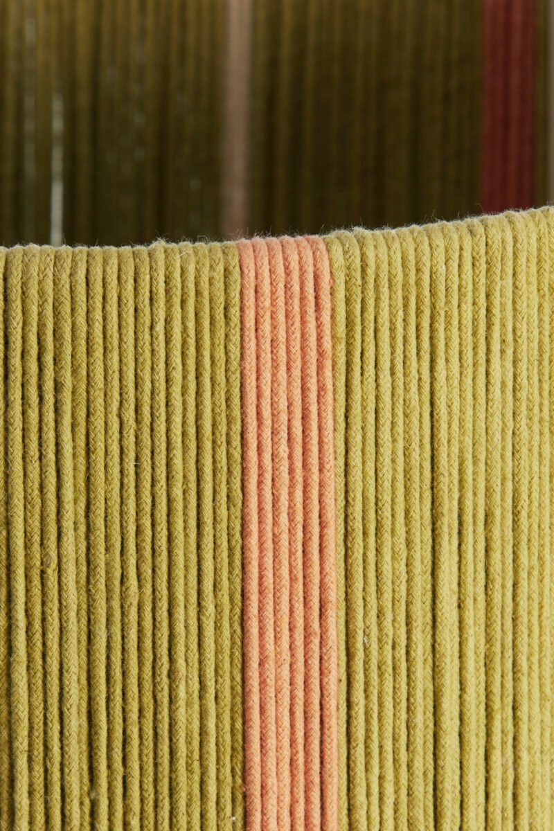 Pantalla de lámpara a rayas verde-rosa Light & Living Medan - Ø 30 cm - Imagen 4