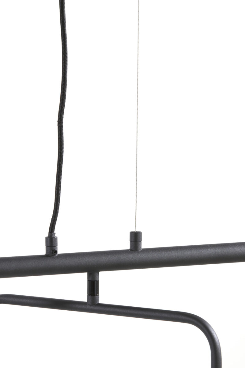 Lámpara colgante moderna negra con riel Light & Living Edisa – An. 160 cm - Imagen 6