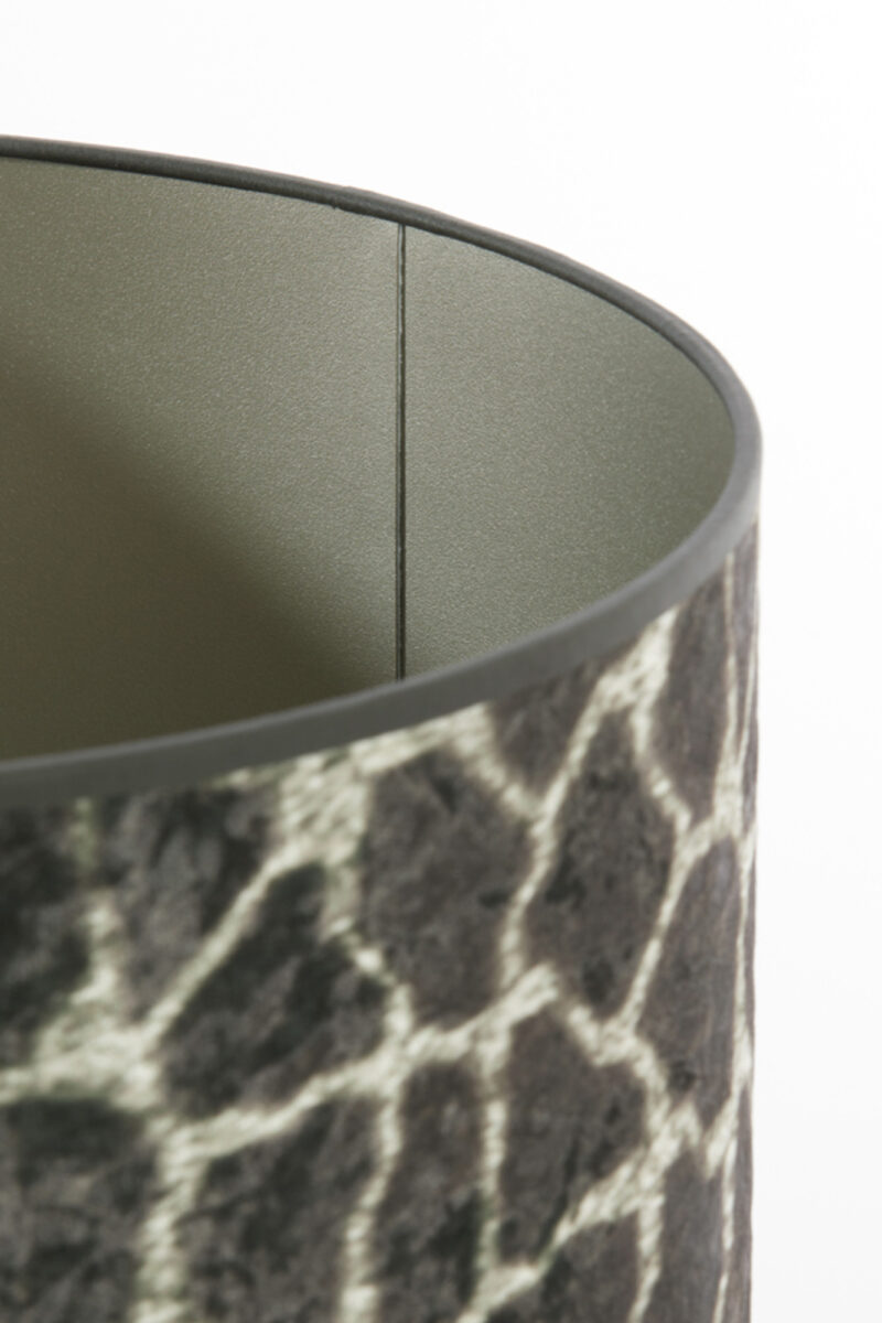Pantalla de lámpara en forma cilíndrica con estampado de animales Light & Living Mosa - Ø 25 cm - Imagen 6
