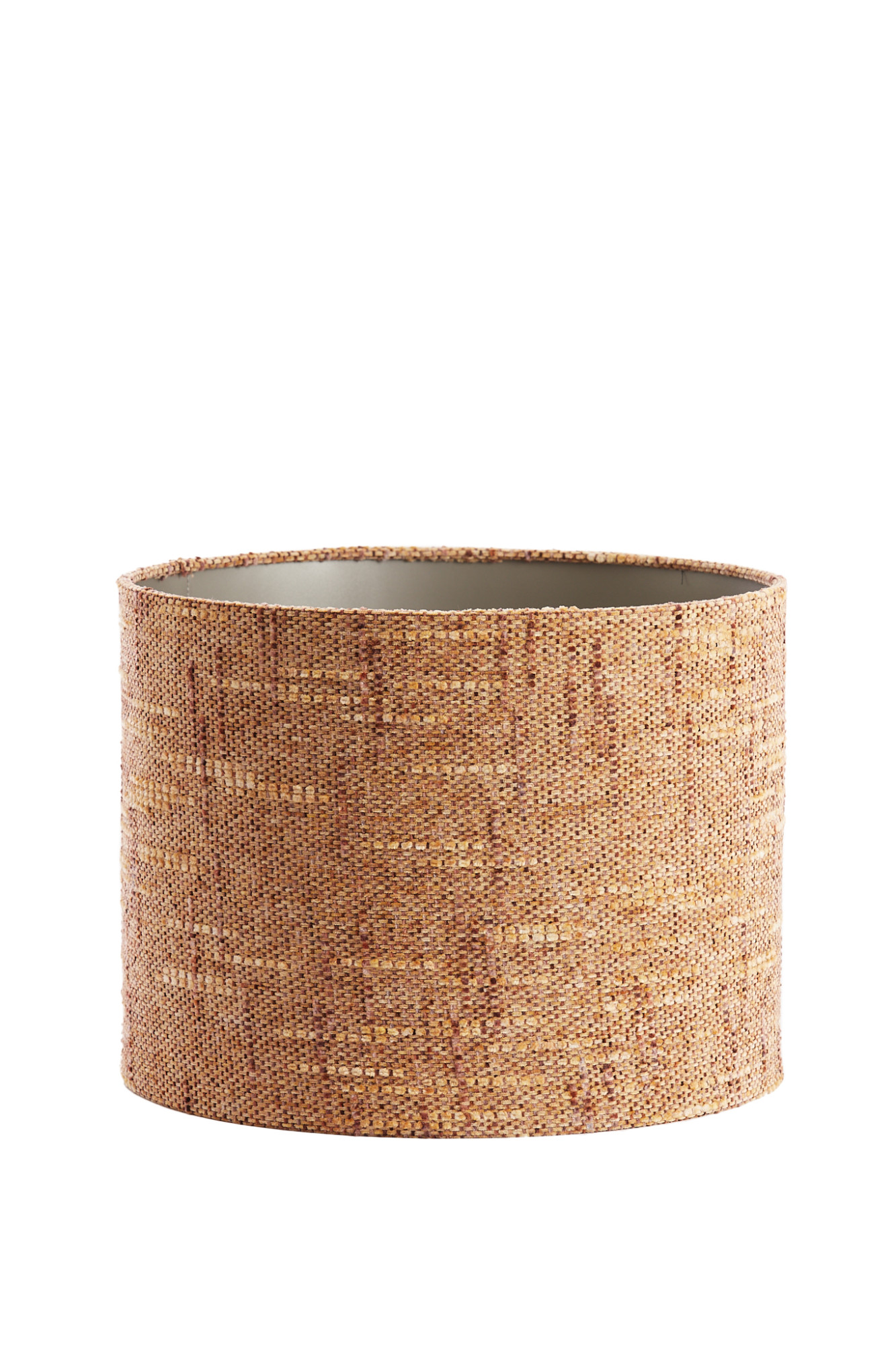 Pantalla de lámpara tejida marrón en forma cilíndrica Light & Living Osire - Imagen 2