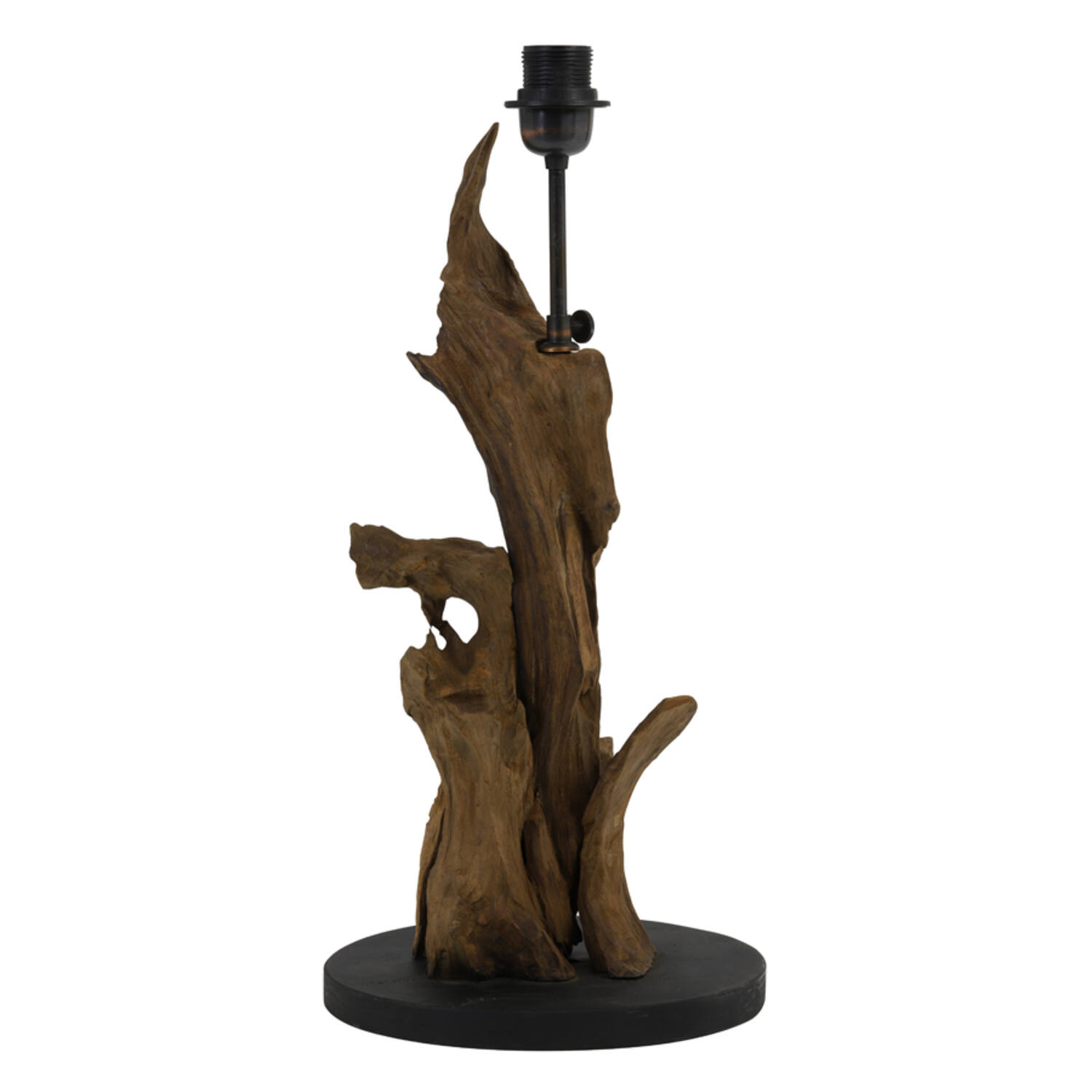 Base de lámpara de madera diseño decorativo Light & Living Ikal - H. 50 cm