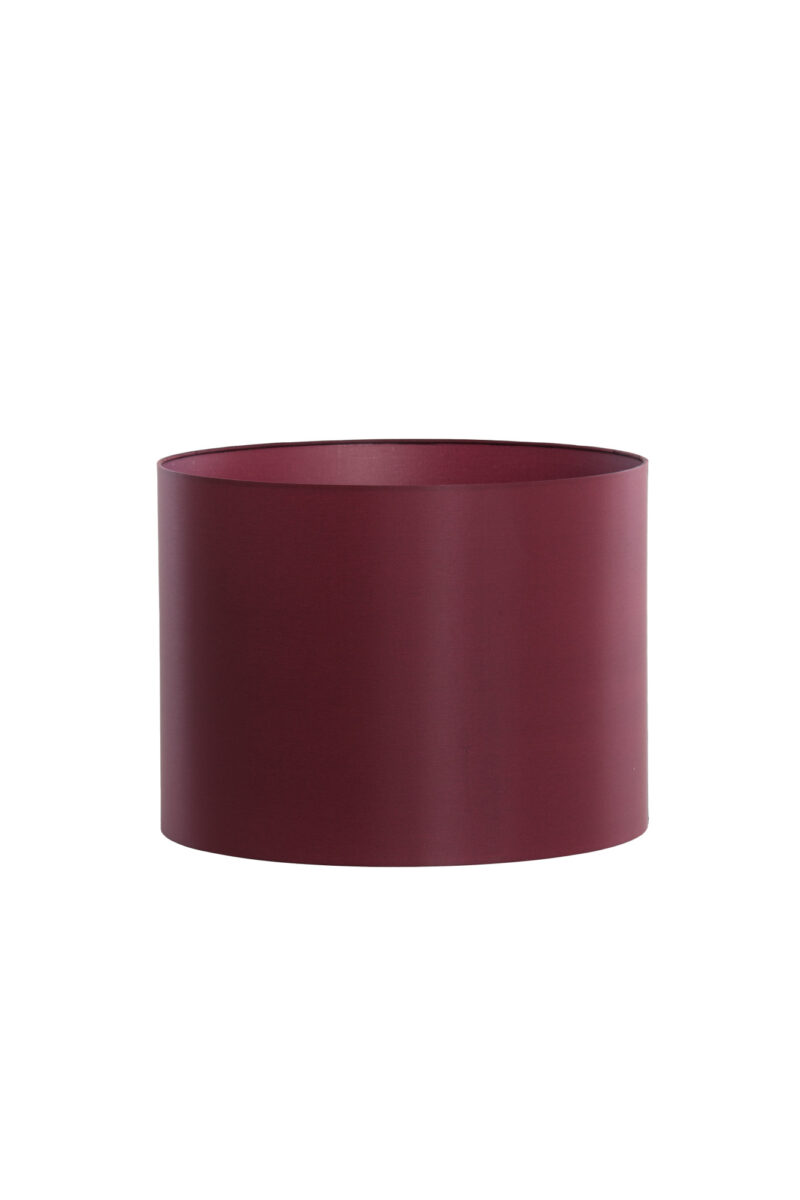 Pantalla de lámpara burdeos de forma cilíndrica Light & Living Imani - Ø 30 cm - Imagen 2