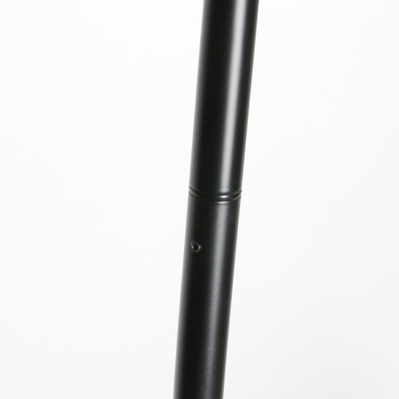 Lámpara minimalista negra con pantalla de tela Anne Lighting Curve - Imagen 9