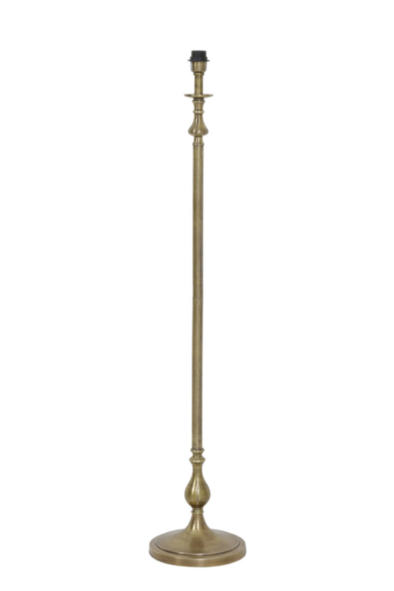 Antigua base de lámpara en color marrón Light & Living Cebu - H. 132,5 cm - Imagen 2