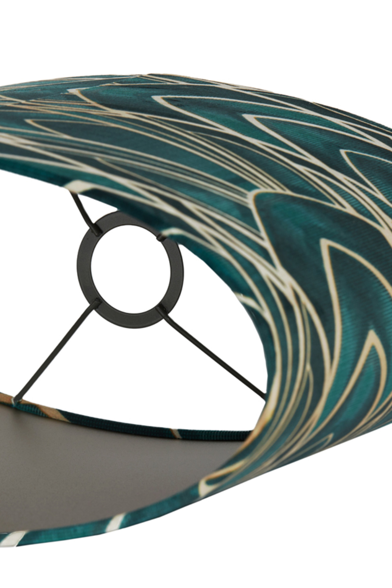 Pantalla de lámpara verde con estampado Light & Living Tiara - Imagen 8