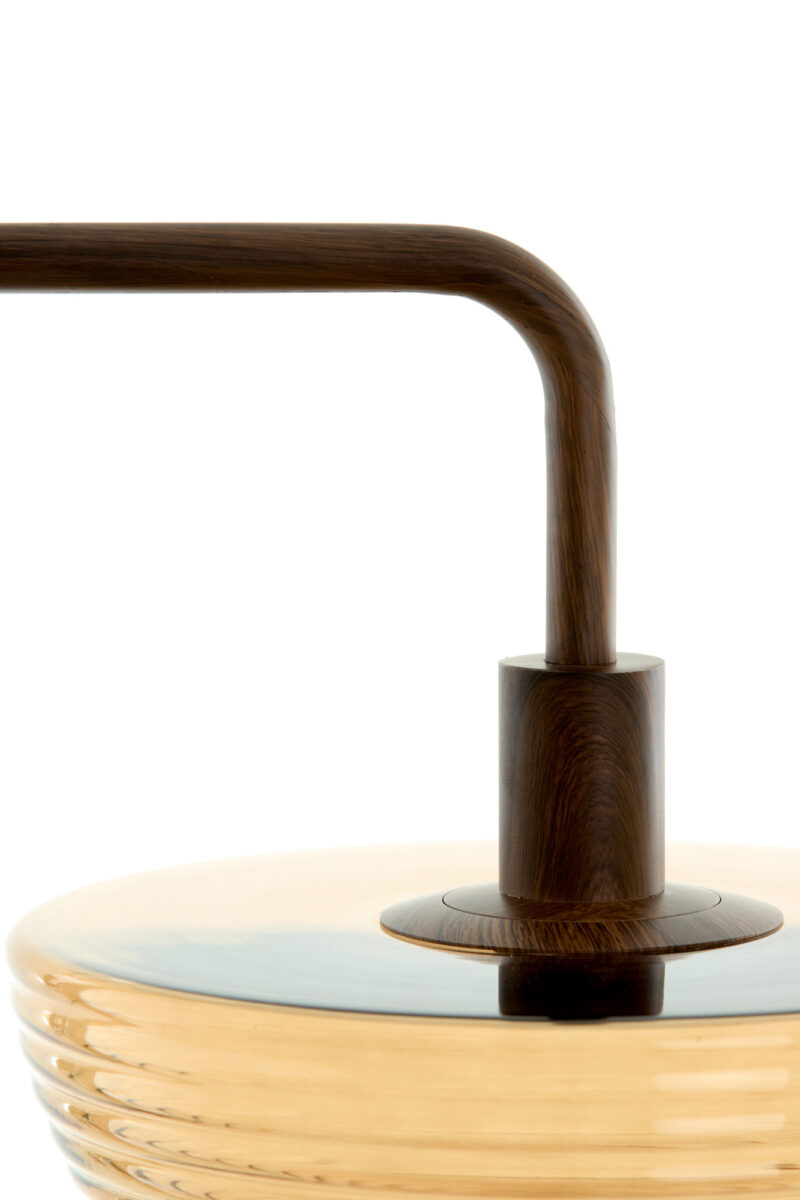 Lámpara de pie vintage con pantalla ámbar Light & Living Baylie - H. 165 cm - Imagen 5