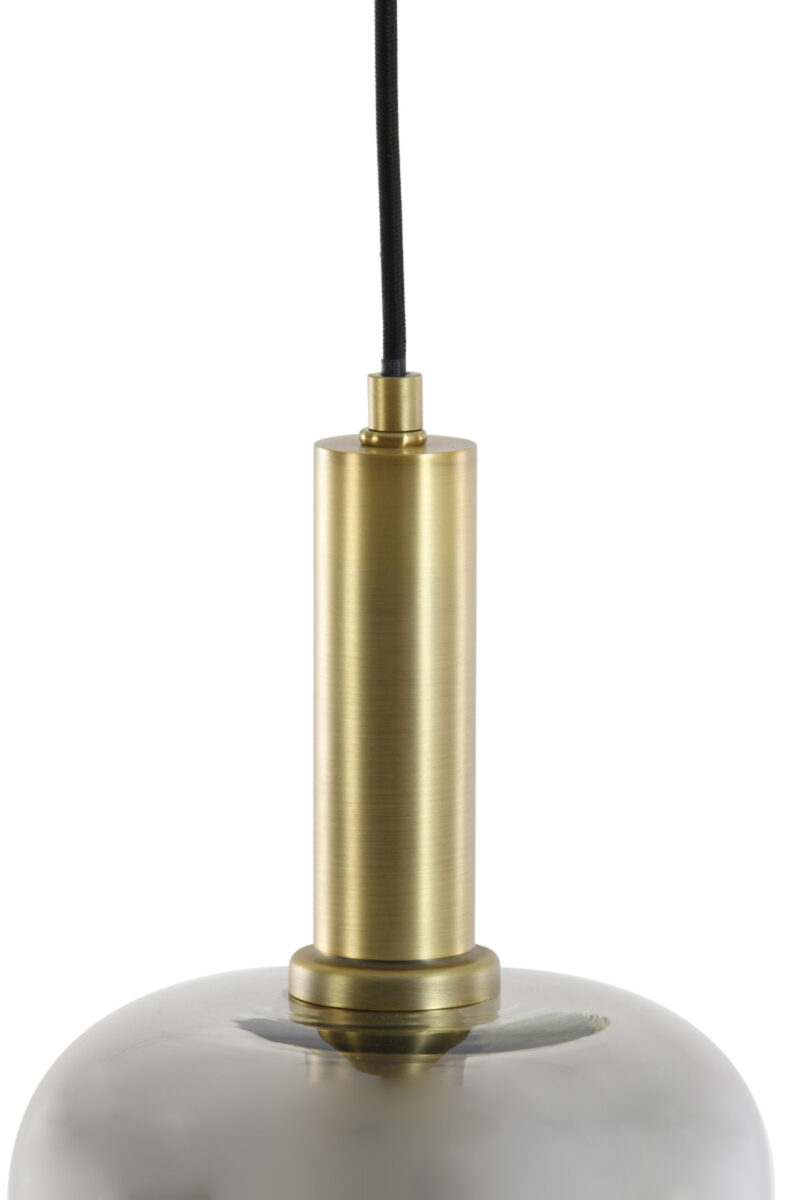 Lámpara colgante de cristal con portalámparas dorado Light & Living Lekar - Ø 16 cm - Imagen 4