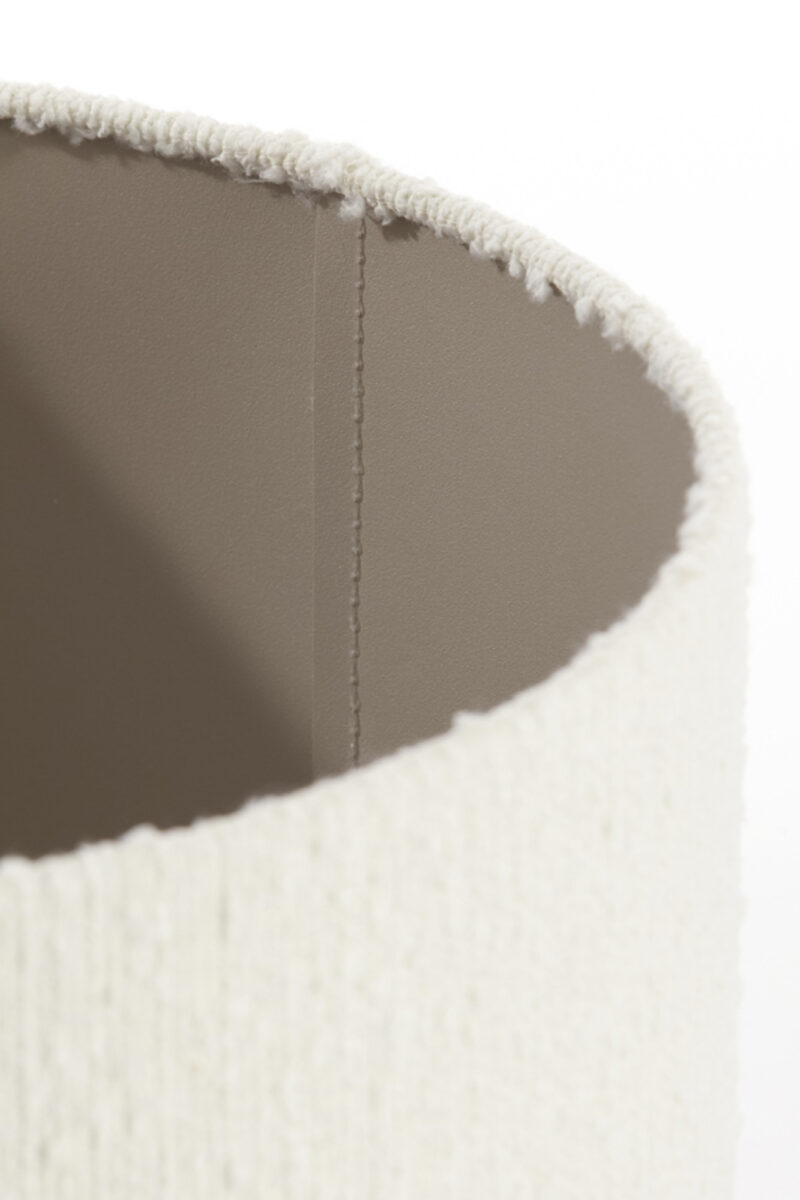 Pantalla de lámpara de tela en forma de cilindro Light & Living Bolero - Ø 40 cm - Imagen 7