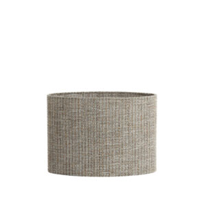 Pantalla de tela forma cilíndrica Light & Living Okavi - H. 32 cm