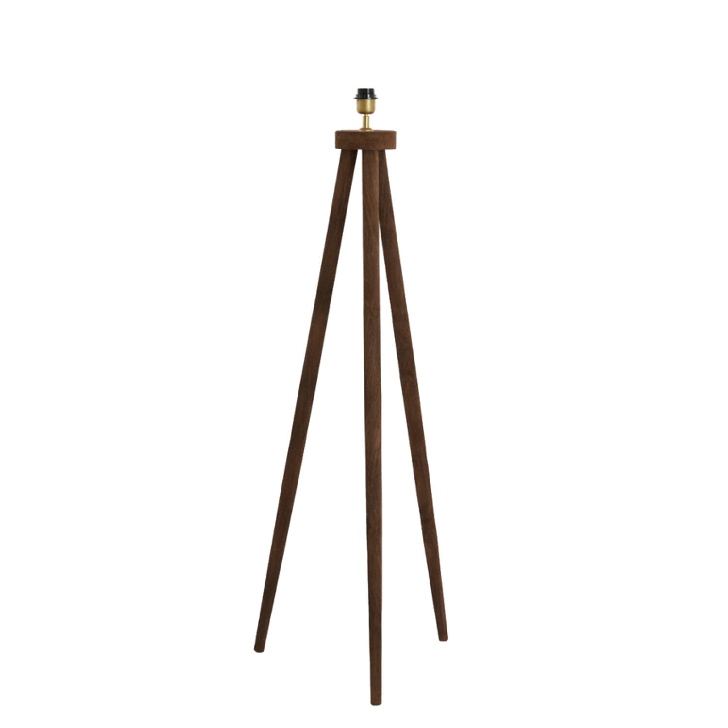 Pata de lámpara de tres patas color madera Light & Living Ilias - H. 122 cm