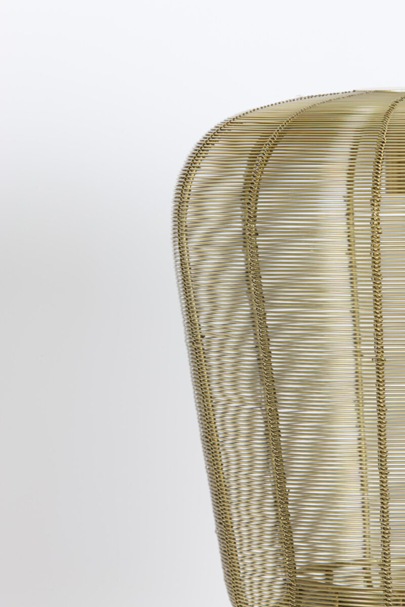 Lámpara metálica dorada para interiores Light & Living Adeta - Ø 28 cm - Imagen 5