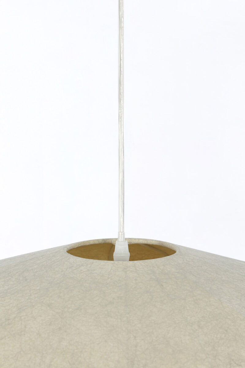 Lámpara colgante beige con pantalla textil Light & Living Fay - Ø 70 cm - Imagen 5