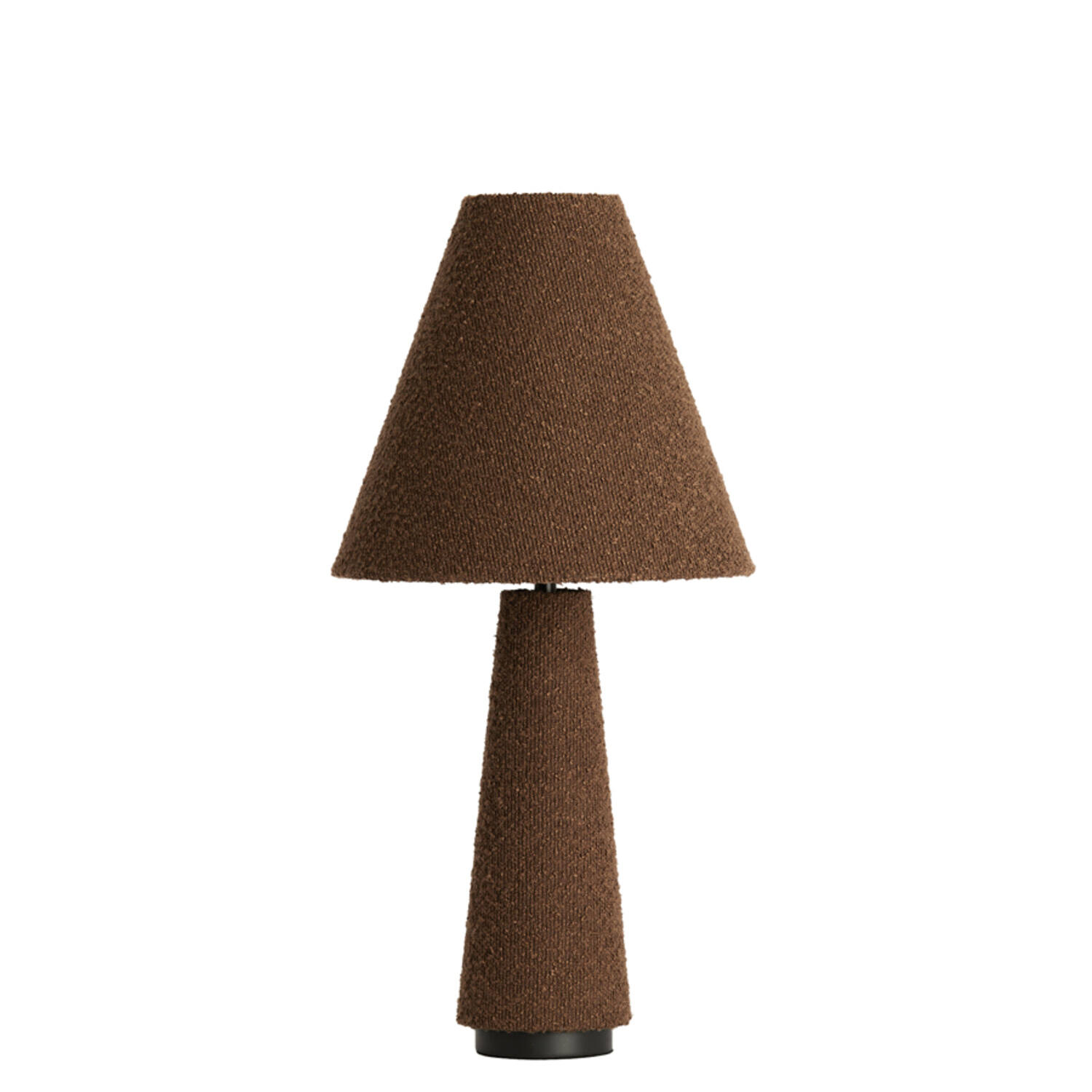 Lámpara tradicional marrón de tela Light & Living Devia - H. 61 cm