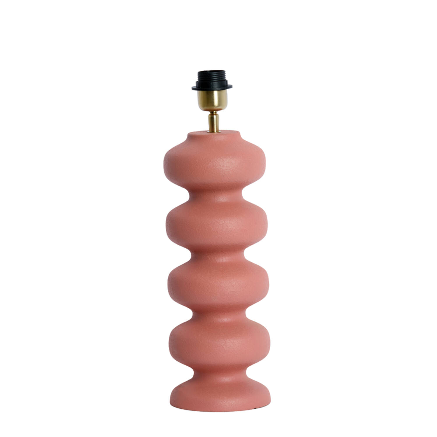 Base redonda moderna en rosa Light & Living Soroca – H. 42 cm