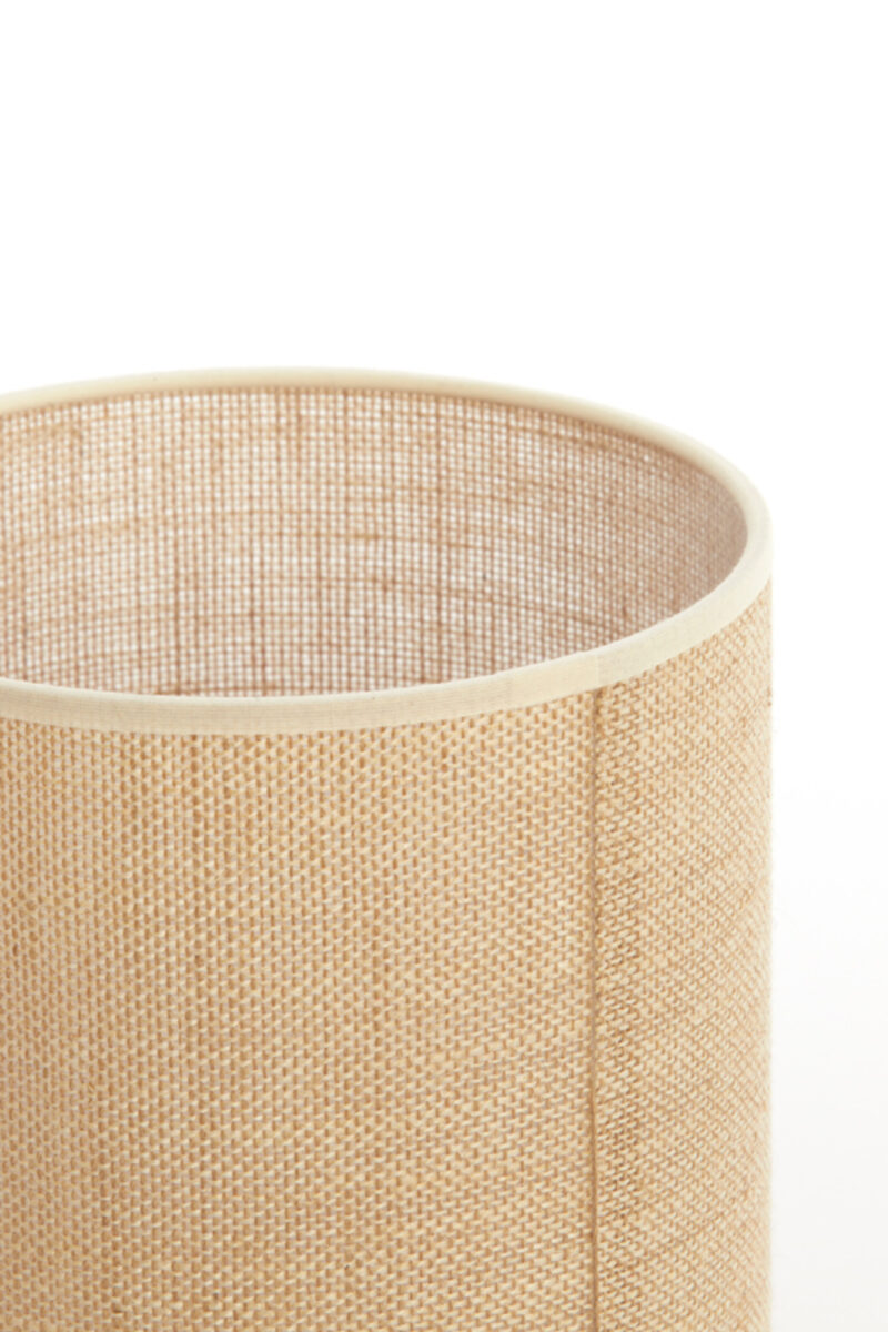 Pantalla de lámpara cilíndrica beige original Light & Living Sendai - Ø 20 cm - Imagen 6