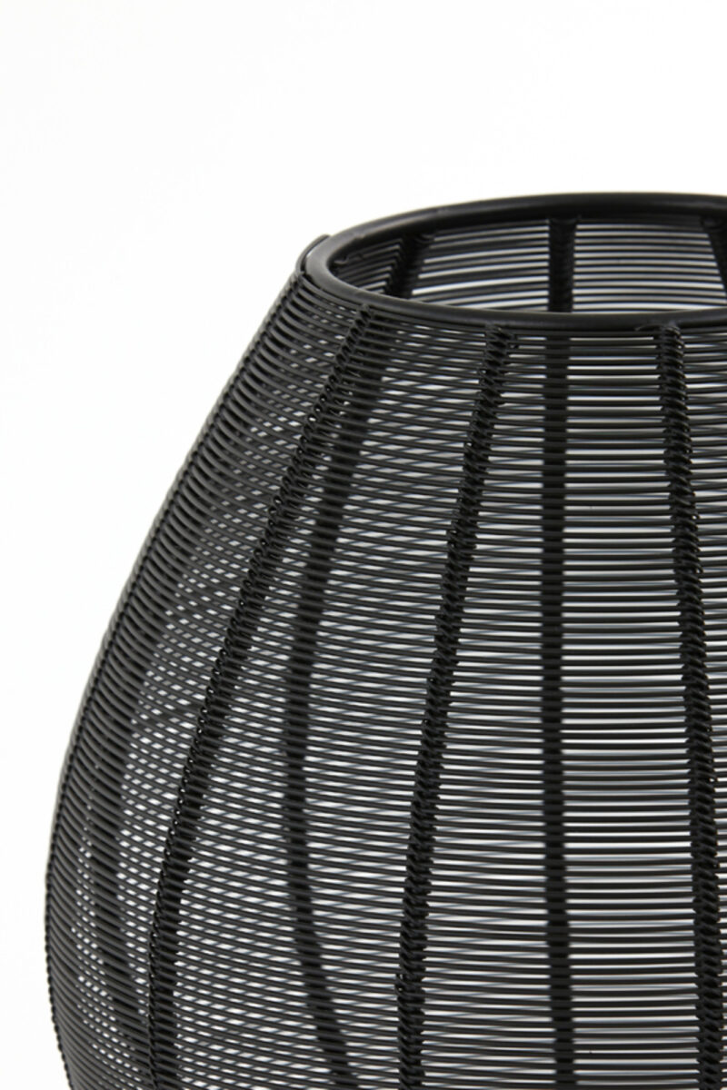 Lámpara de mesa negra diseño de alambre Light & Living Suneko – H. 34 cm - Imagen 3