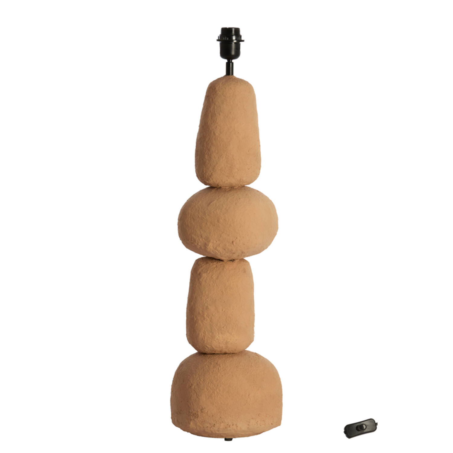 Base de lámpara de piedra marrón Light & Living Marree - H. 72 cm