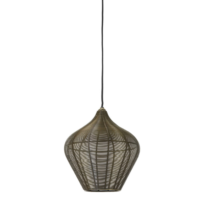 Lámpara colgante de mimbre natural Light & Living Alvaro - Ø 27 cm
