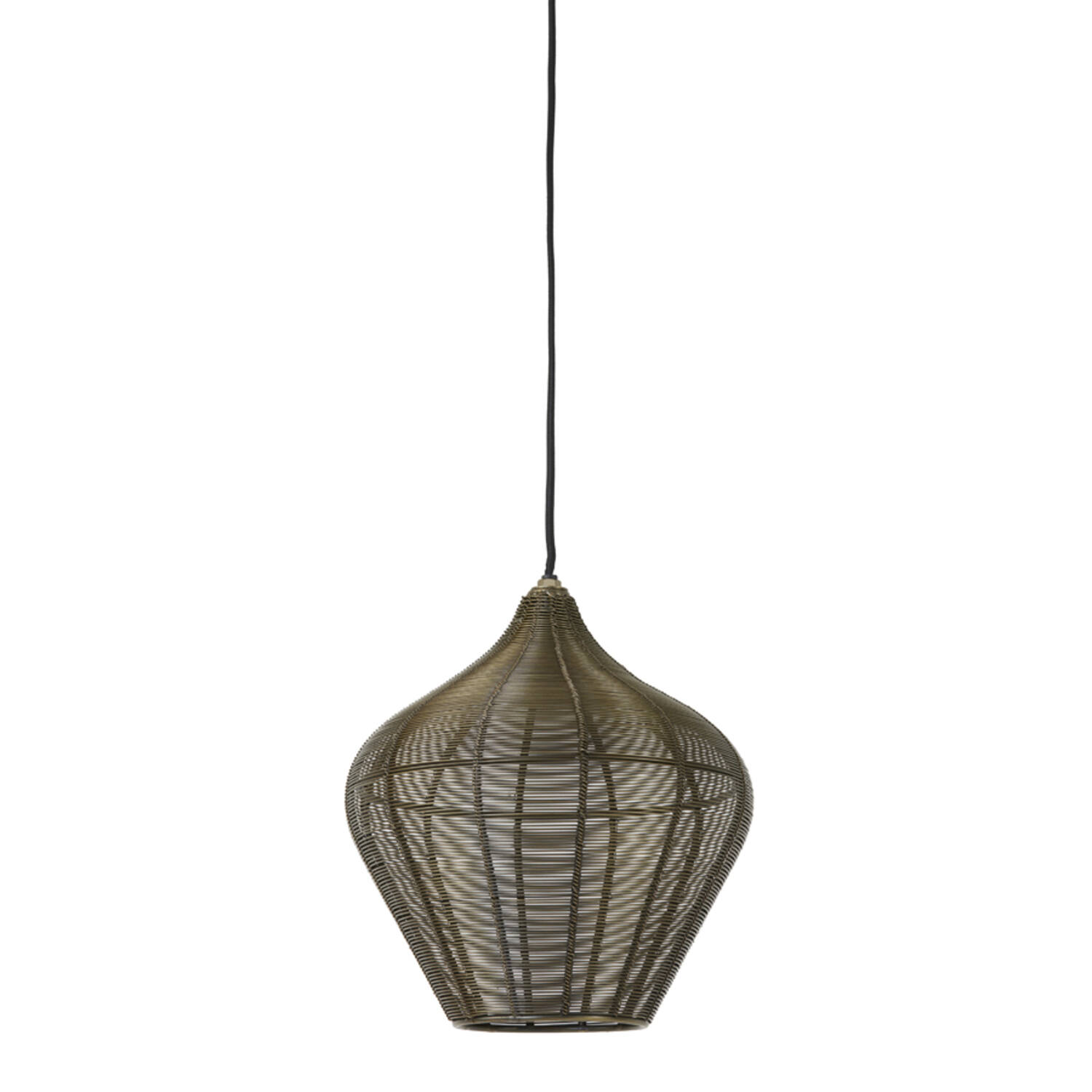 Lámpara colgante de mimbre natural Light & Living Alvaro - Ø 27 cm