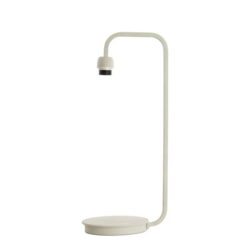 Base de lámpara blanca moderna Light & Living Mareno - H. 60 cm