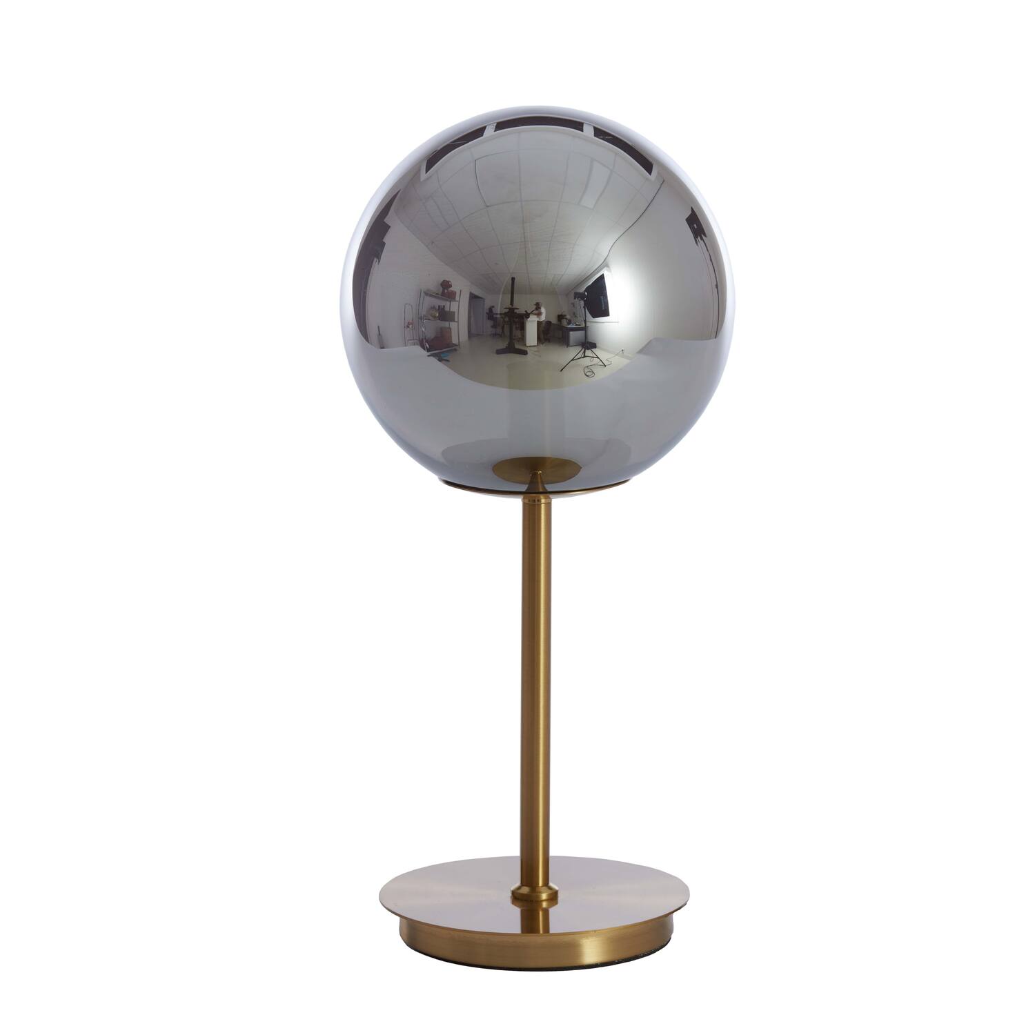 Lámpara de mesa de vidrio en forma de esfera Light & Living Medina – H. 43 cm