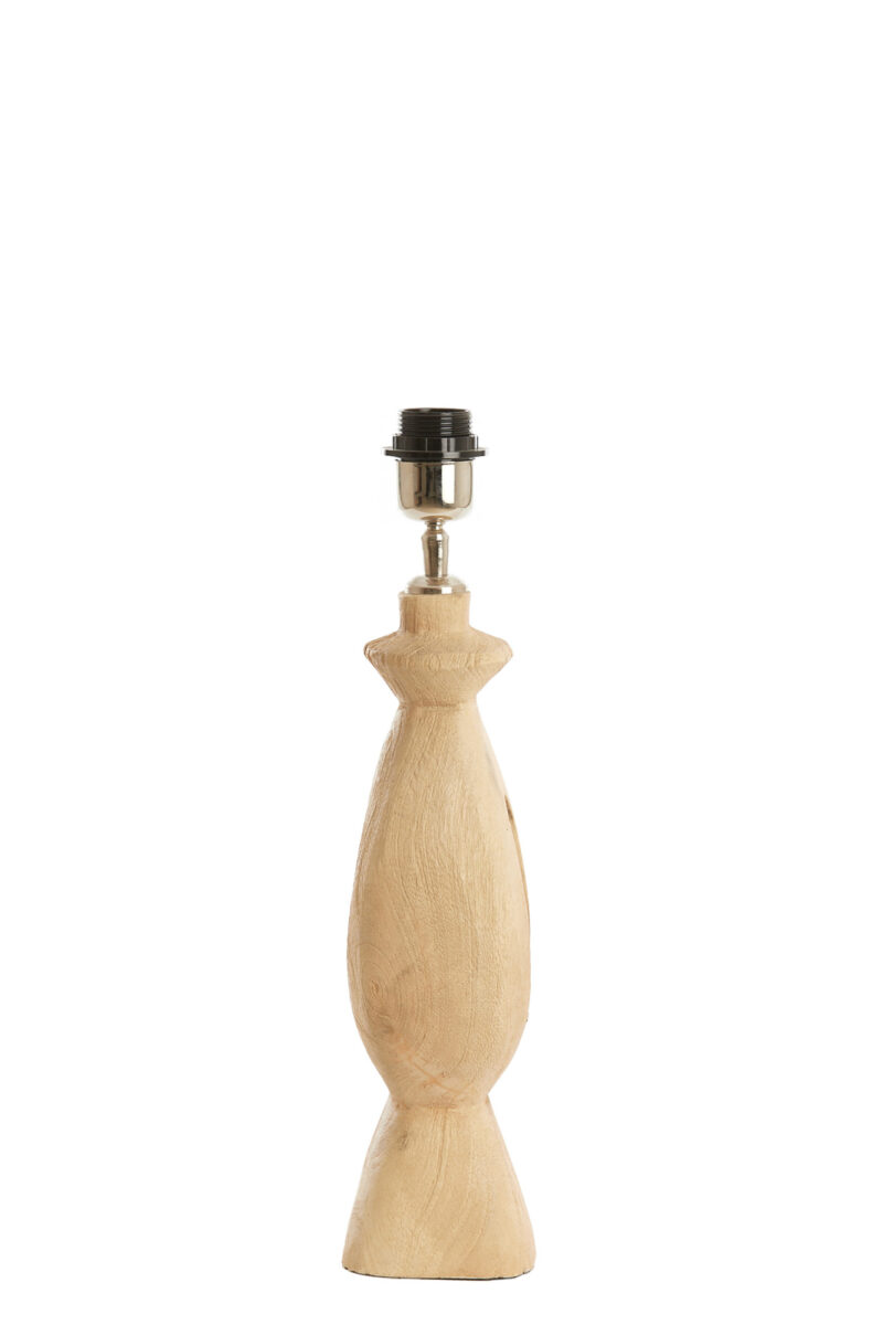 Escultura de pie de lámpara de madera Light & Living Django - H. 45 cm - Imagen 4