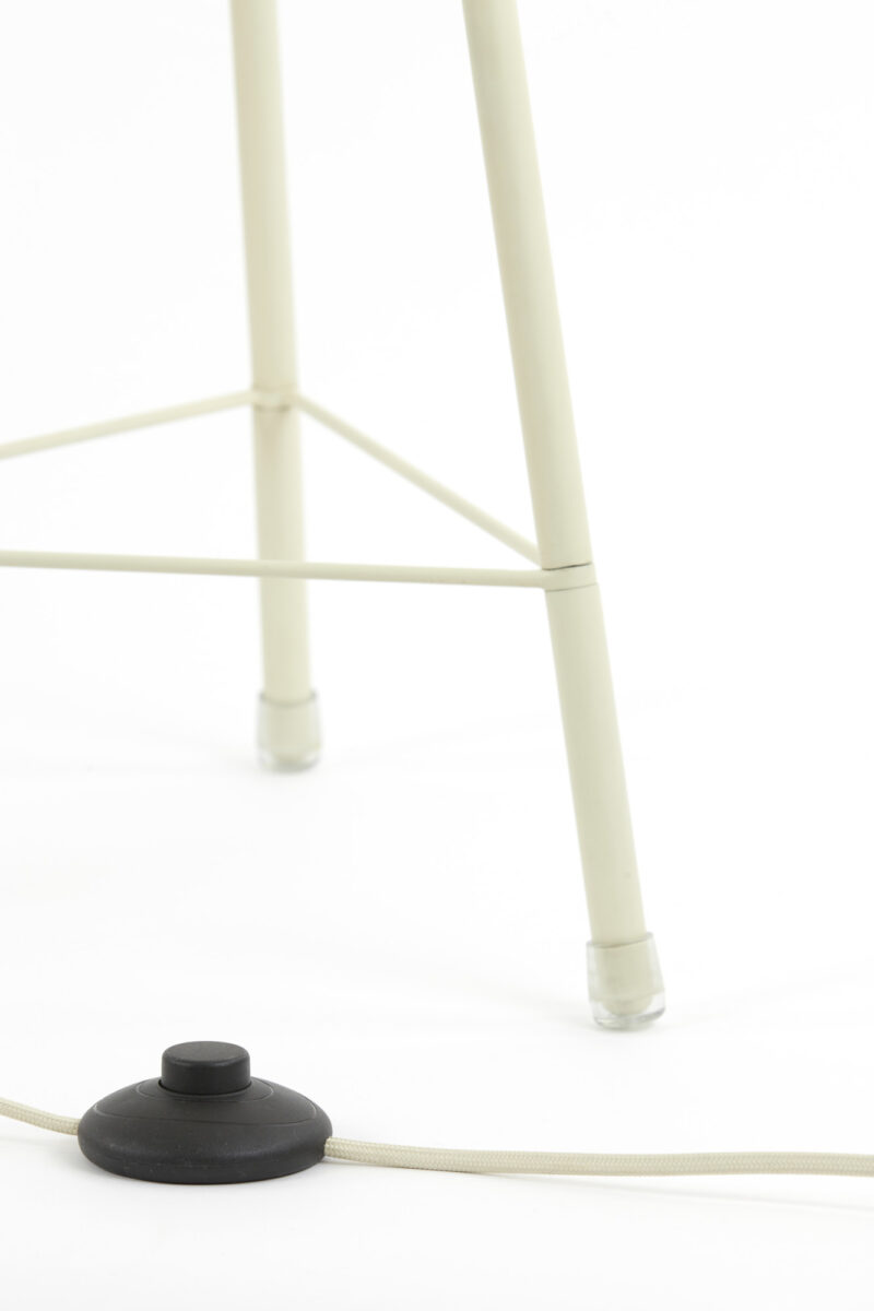 Lámpara de pie beige sobre trípode Light & Living Plumeria – H. 132 cm - Imagen 8