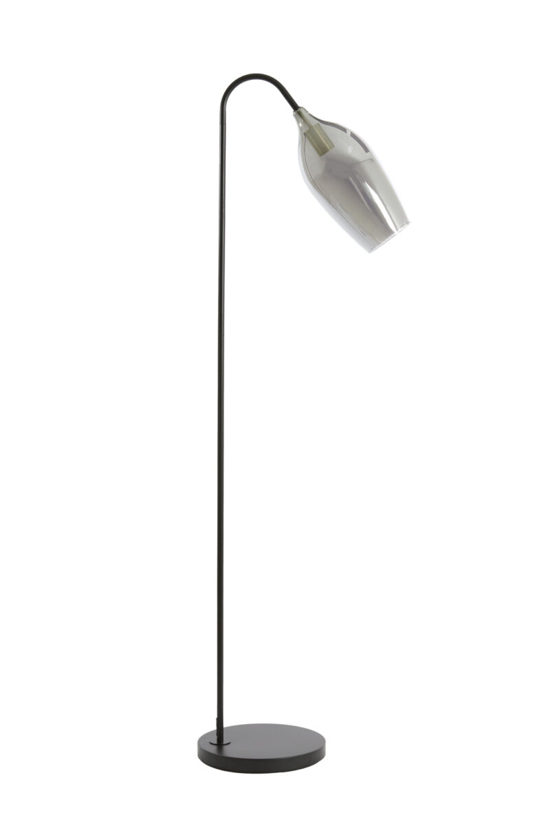 Lámpara de pie moderna con difusor de vidrio orientado Light & Living Lukaro - H. 160 cm - Imagen 2