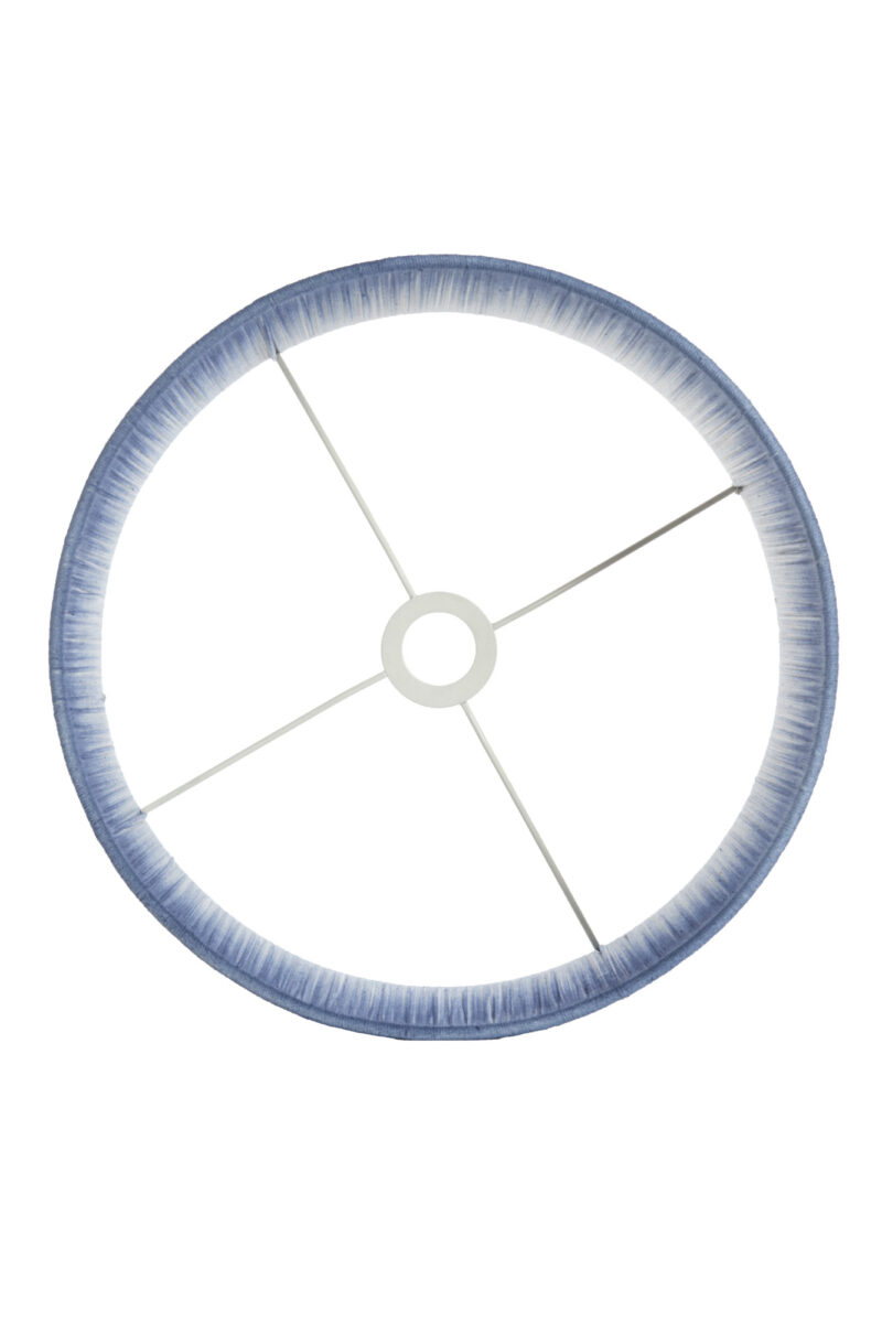 Tela de pantalla de lámpara ombre azul Light & Living Tossa - Ø 40 cm - Imagen 6
