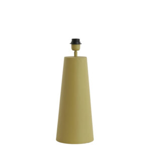 Base de lámpara amarilla cónica Light & Living Yelos - H. 43 cm
