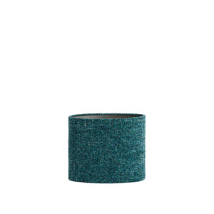 Lámpara de tela cilíndrica verde Light & Living Osire - H. 25 cm