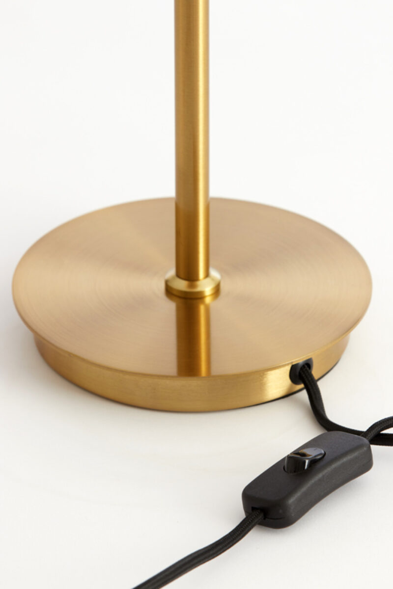 Lámpara de mesa de vidrio dorado Light & Living Medina – H. 43 cm - Imagen 6