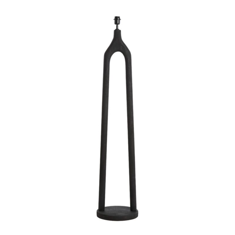 Base de lámpara negra diseño moderno Light & Living Xitta - H. 135 cm