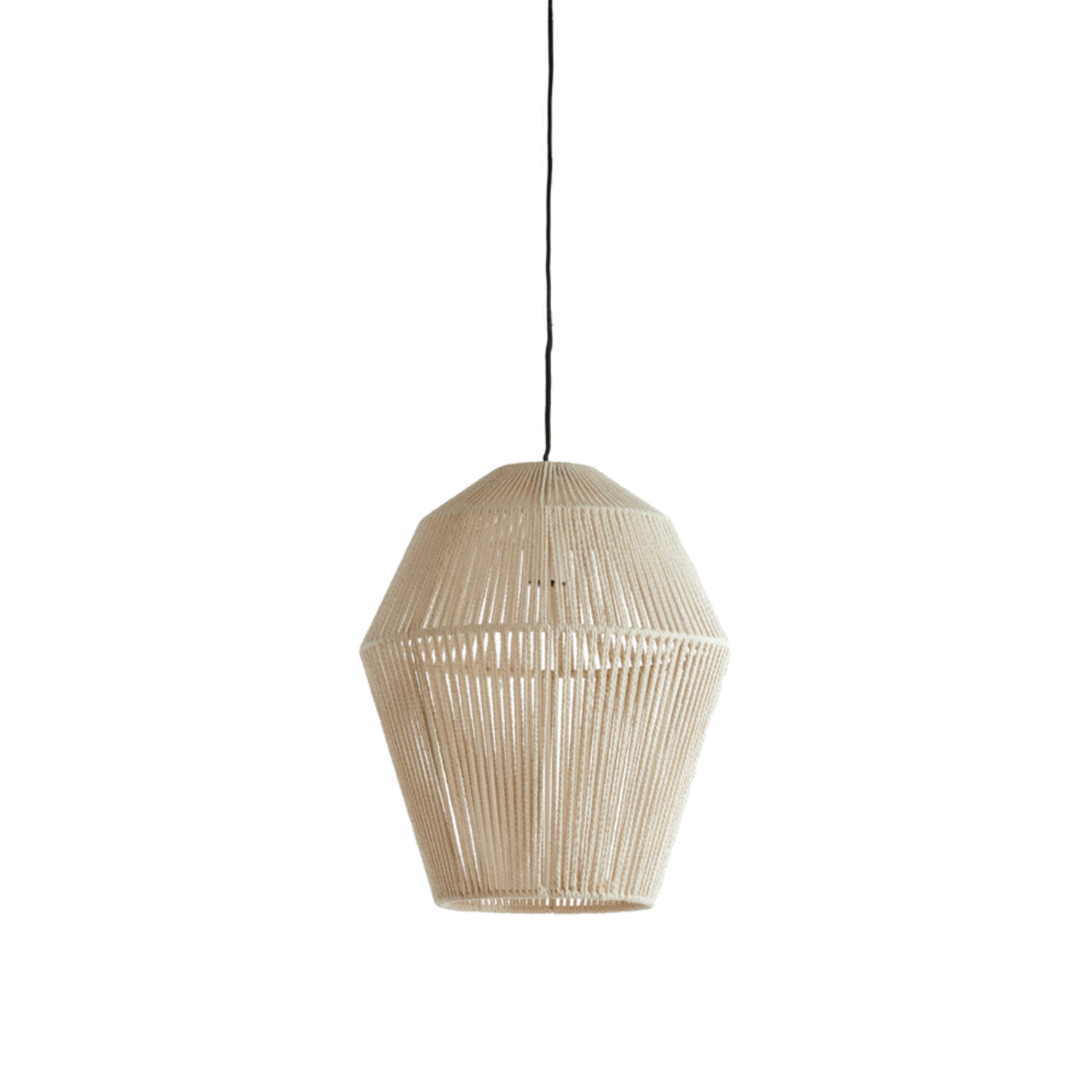 Lámpara natural con pantalla tejida Light & Living Deya - Ø 38 cm