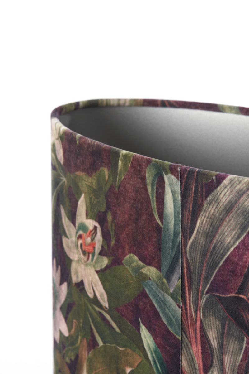Pantalla de lámpara con estampado de flores en color Light & Living Passion - H. 25 cm - Imagen 6