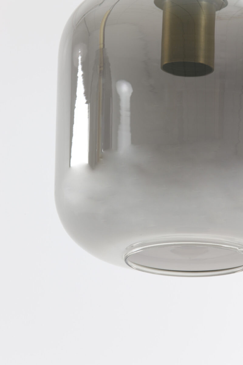 Lámpara colgante de cristal con portalámparas dorado Light & Living Lekar - Ø 16 cm - Imagen 5
