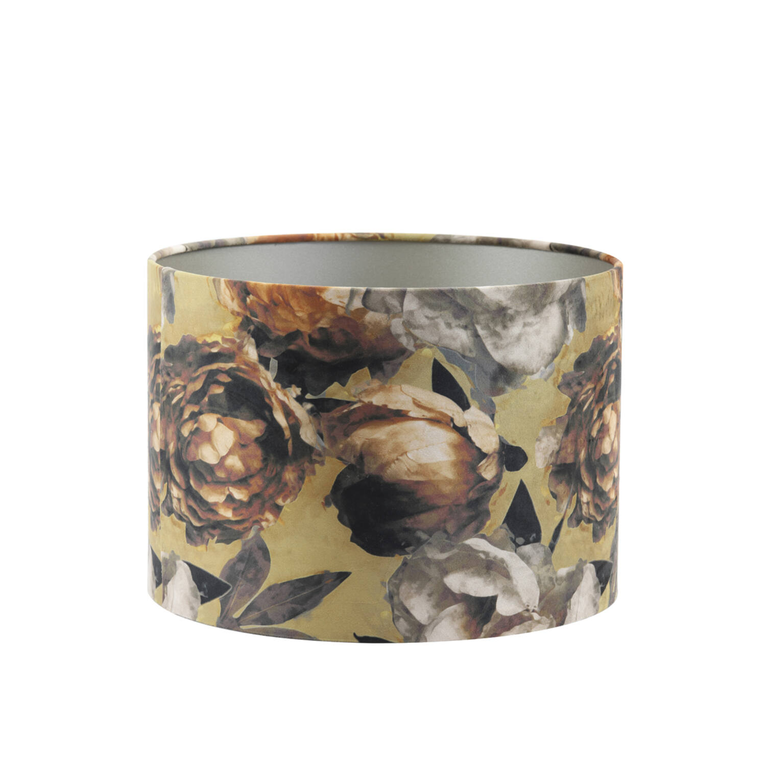 Pantalla de lámpara con estampado de flores coloridas Light & Living Rosa Victoria