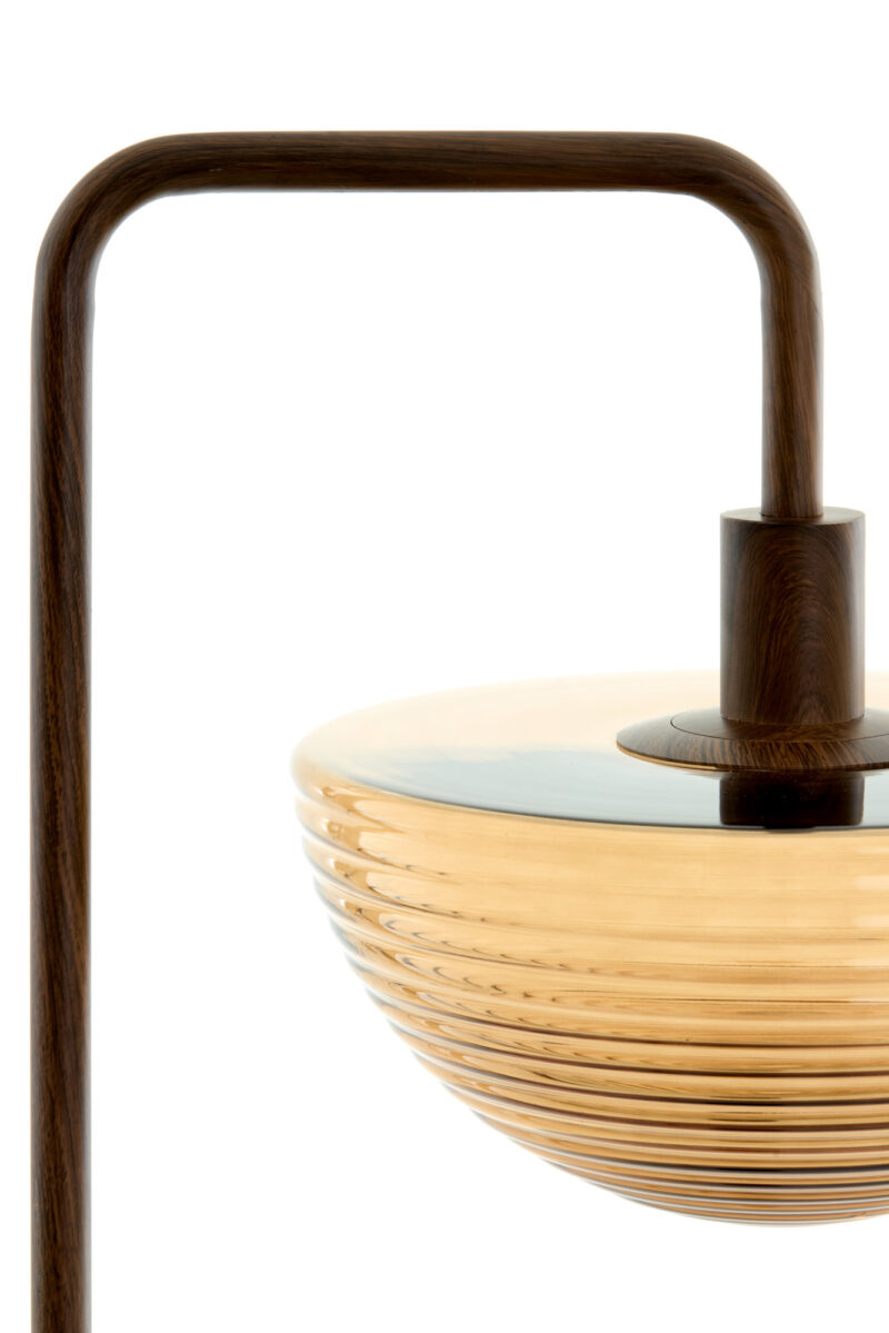 Lámpara de pie vintage con pantalla ámbar Light & Living Baylie - H. 165 cm - Imagen 6