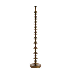 Largura base moderna de lámpara marrón Light & Living Stevie - H. 142 cm