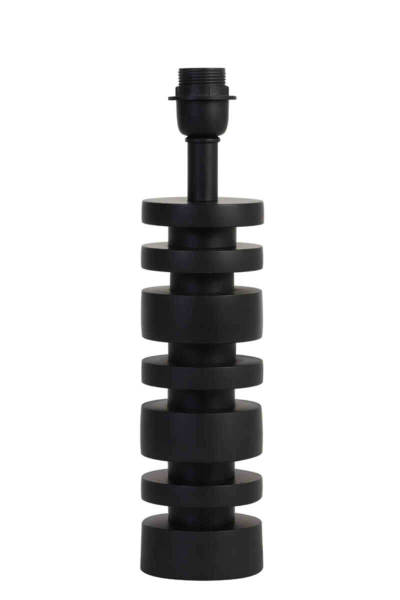 Base de lámpara negra diseño Light & Living Desley - H. 36 cm - Imagen 2