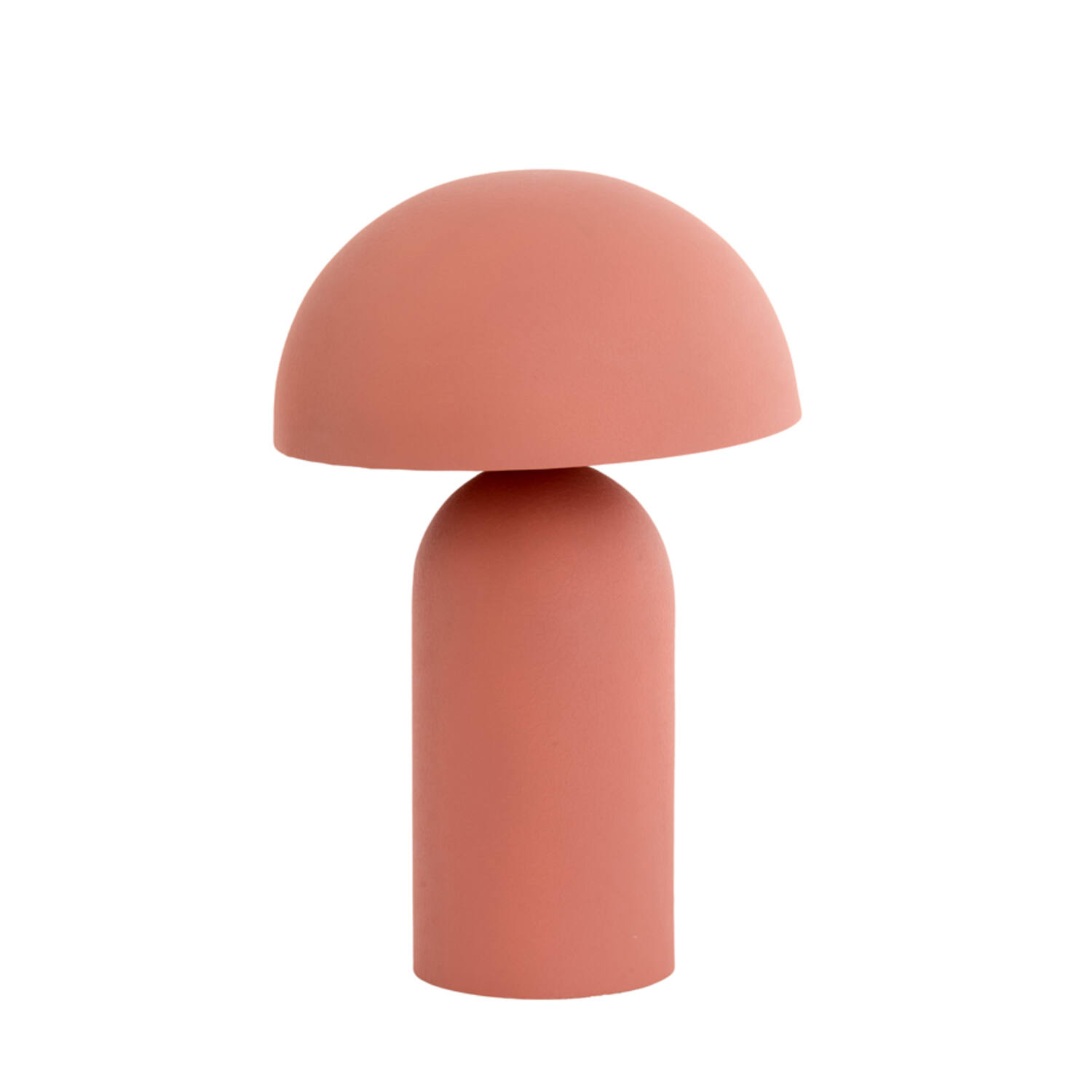 Lámpara de escritorio terracota en forma de seta Light & Living Tolima – H. 48 cm