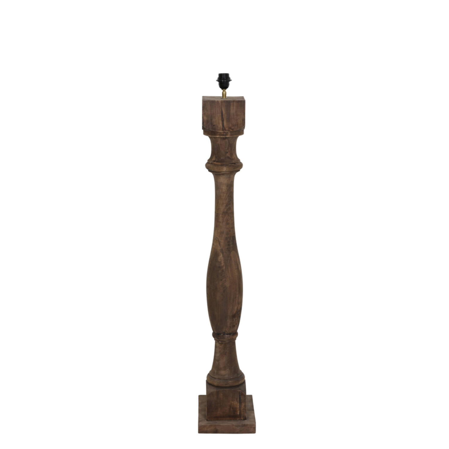 Base de lámpara de madera en estilo original Light & Living Robbia - H. 125 cm