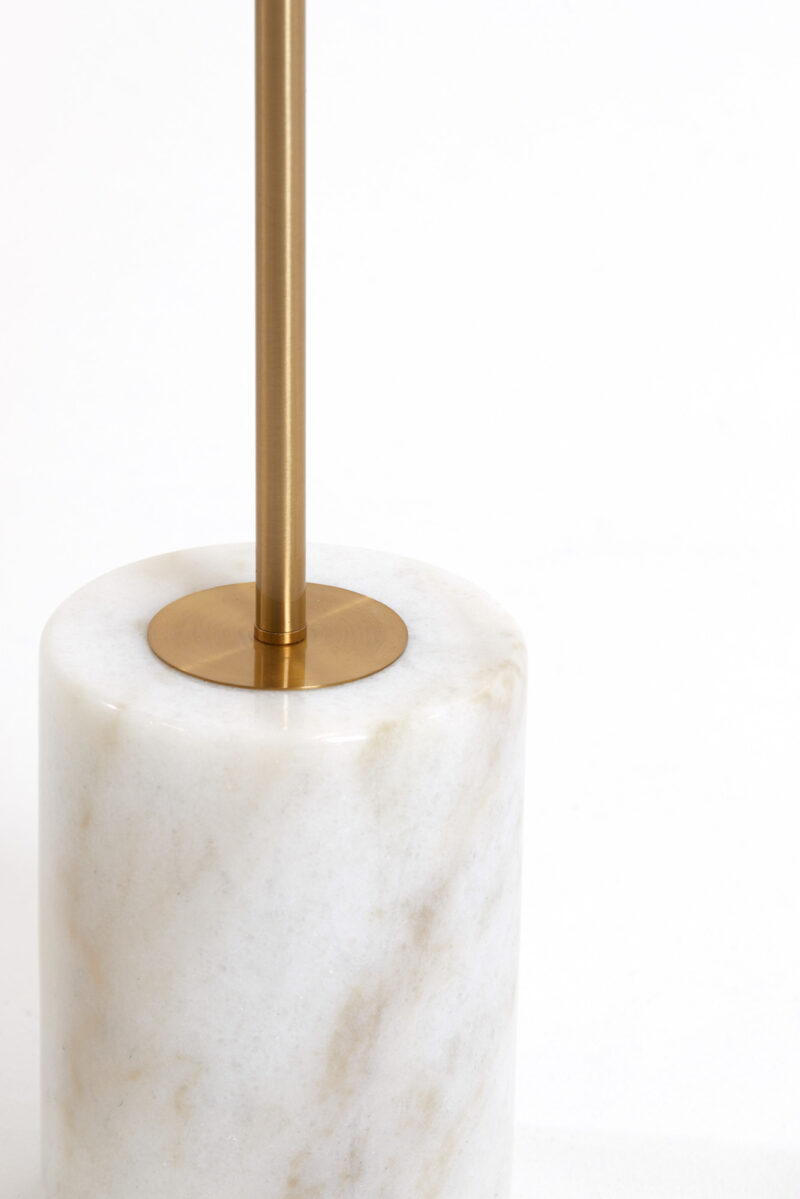 Lámpara de pie clásica con esfera blanca de vidrio Light & Living Medina – H. 156 cm - Imagen 7
