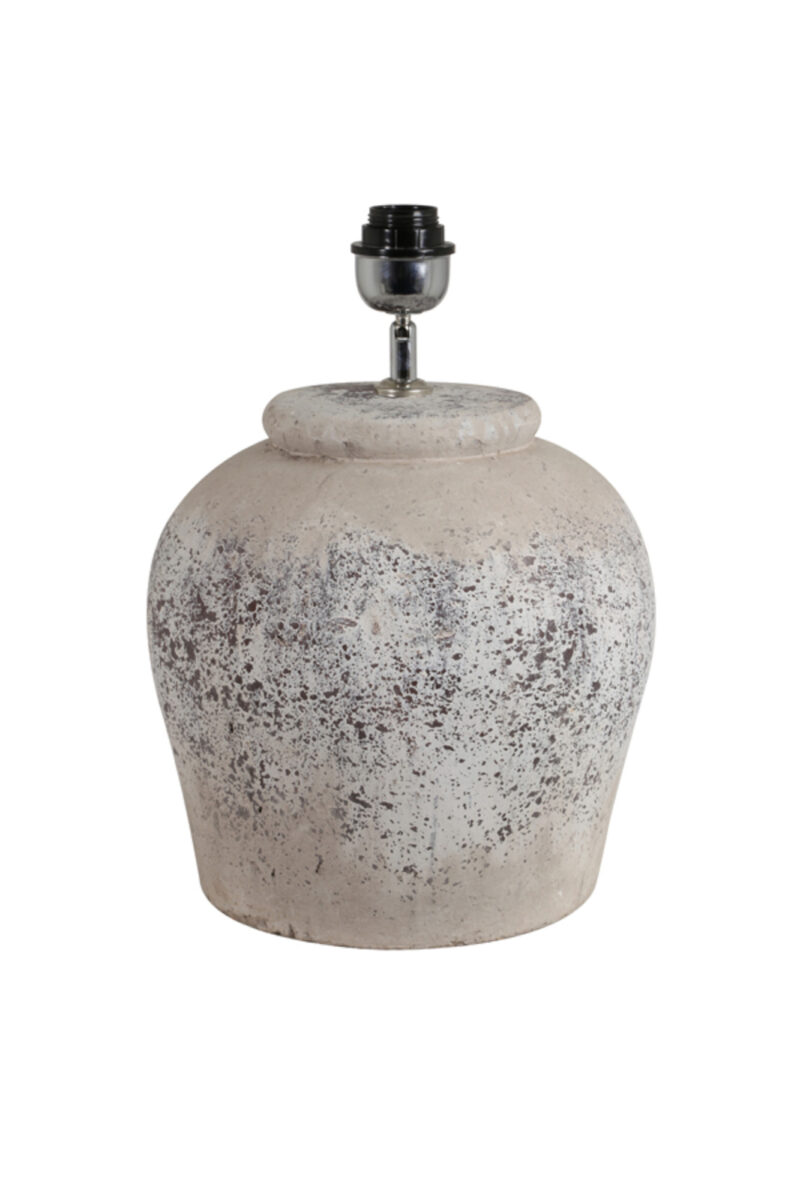Base de lámpara de mesa de concreto gris Light & Living Etna - H. 40 cm - Imagen 2