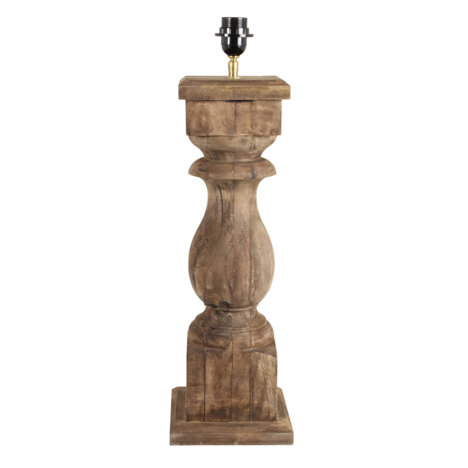 Base de lámpara de madera diseño clásico Light & Living Cadore - H. 64 cm