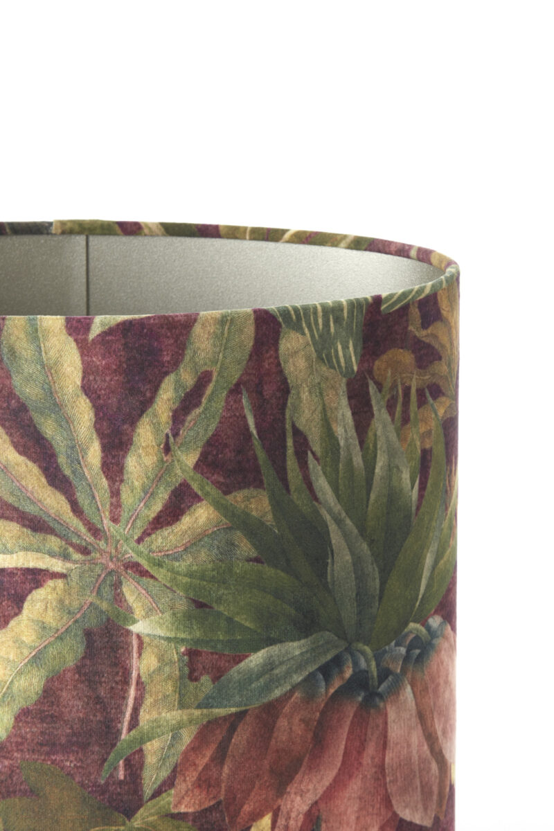 Pantalla de lámpara con estampado de flores en color Light & Living Passion - H. 25 cm - Imagen 5