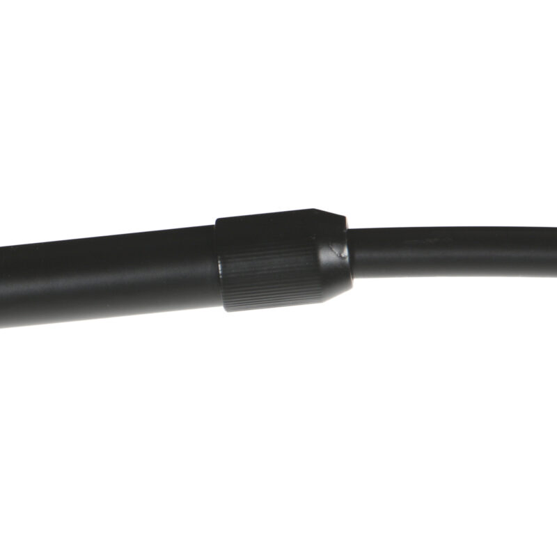 Lámpara minimalista negra con pantalla de tela Anne Lighting Curve - Imagen 11