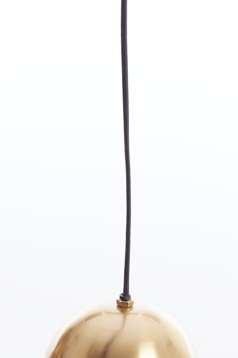 Lámpara dorada con estampado en naranja Light & Living Cetara - Ø 26 cm - Imagen 5